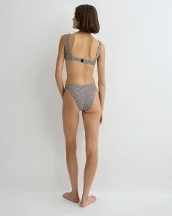 Aria Bikini Top - Mocha Dot (Embodee™)*BONDI BORN Hot