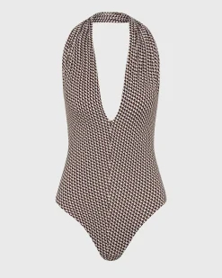 Blair One Piece - Mocha Dot (Embodee™)*BONDI BORN Sale