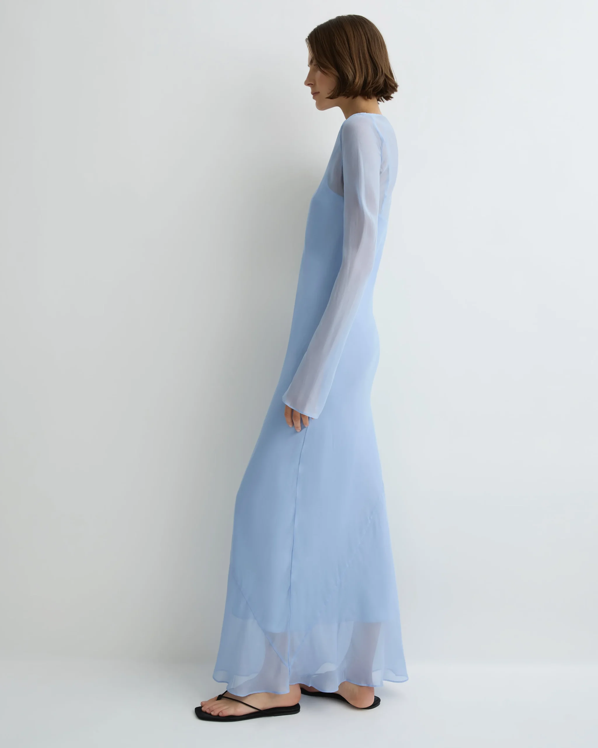 Capri Silk Bias Long Dress -*BONDI BORN