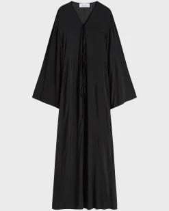 Cremona Tie-Front Maxi Coverup -*BONDI BORN