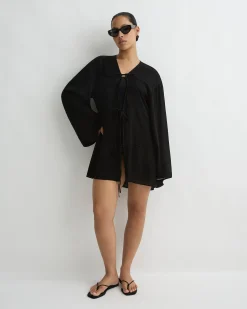 Cremona Tie-Front Mini Coverup -*BONDI BORN Best