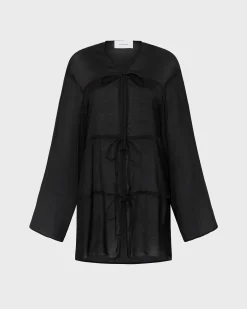 Cremona Tie-Front Mini Coverup -*BONDI BORN Best