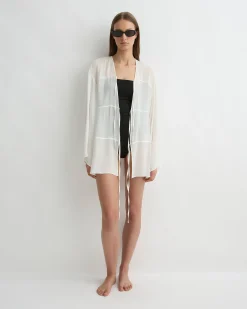 Cremona Tie-Front Mini Coverup -*BONDI BORN Outlet