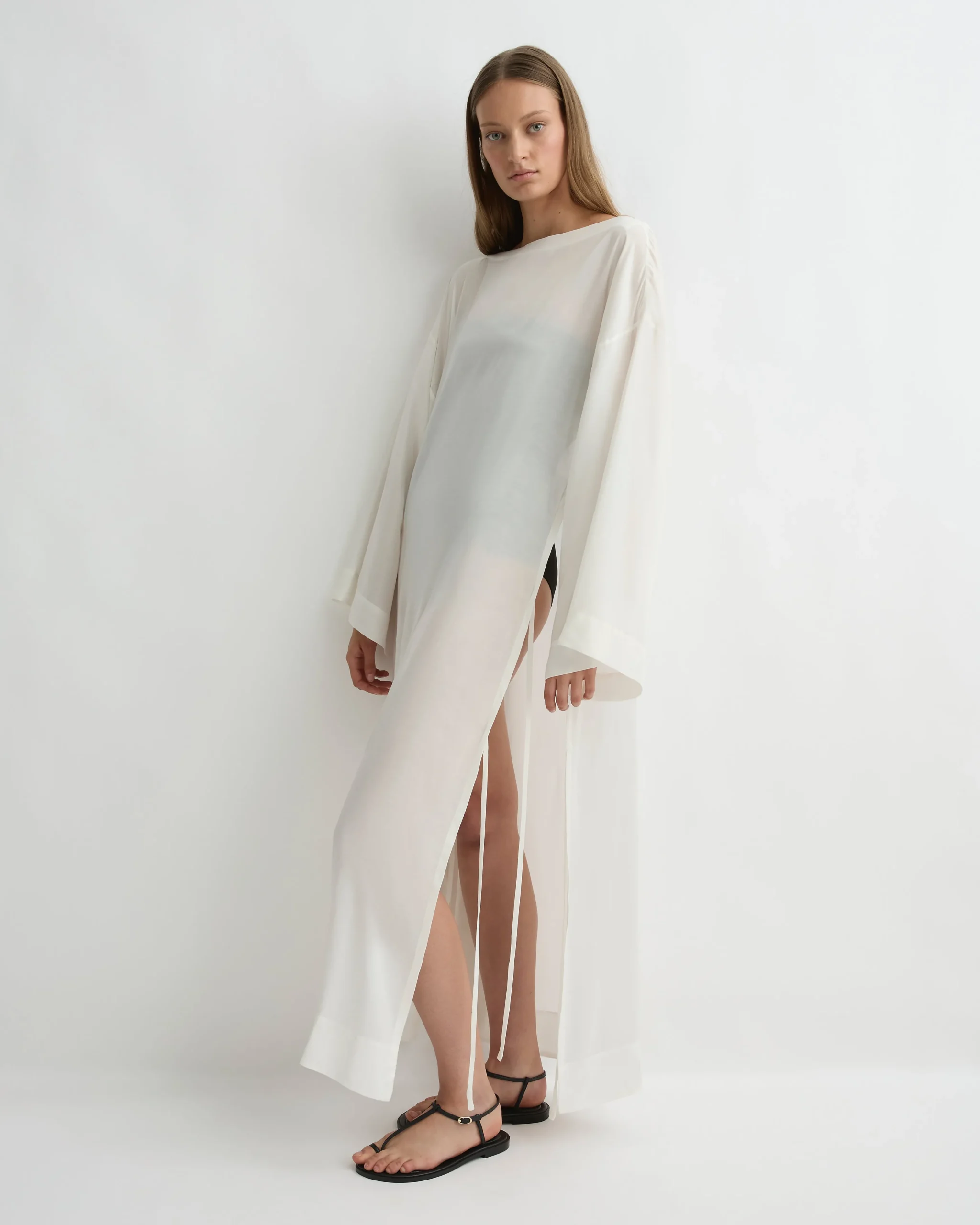 Cremona Tie-Side Maxi Coverup -*BONDI BORN Discount