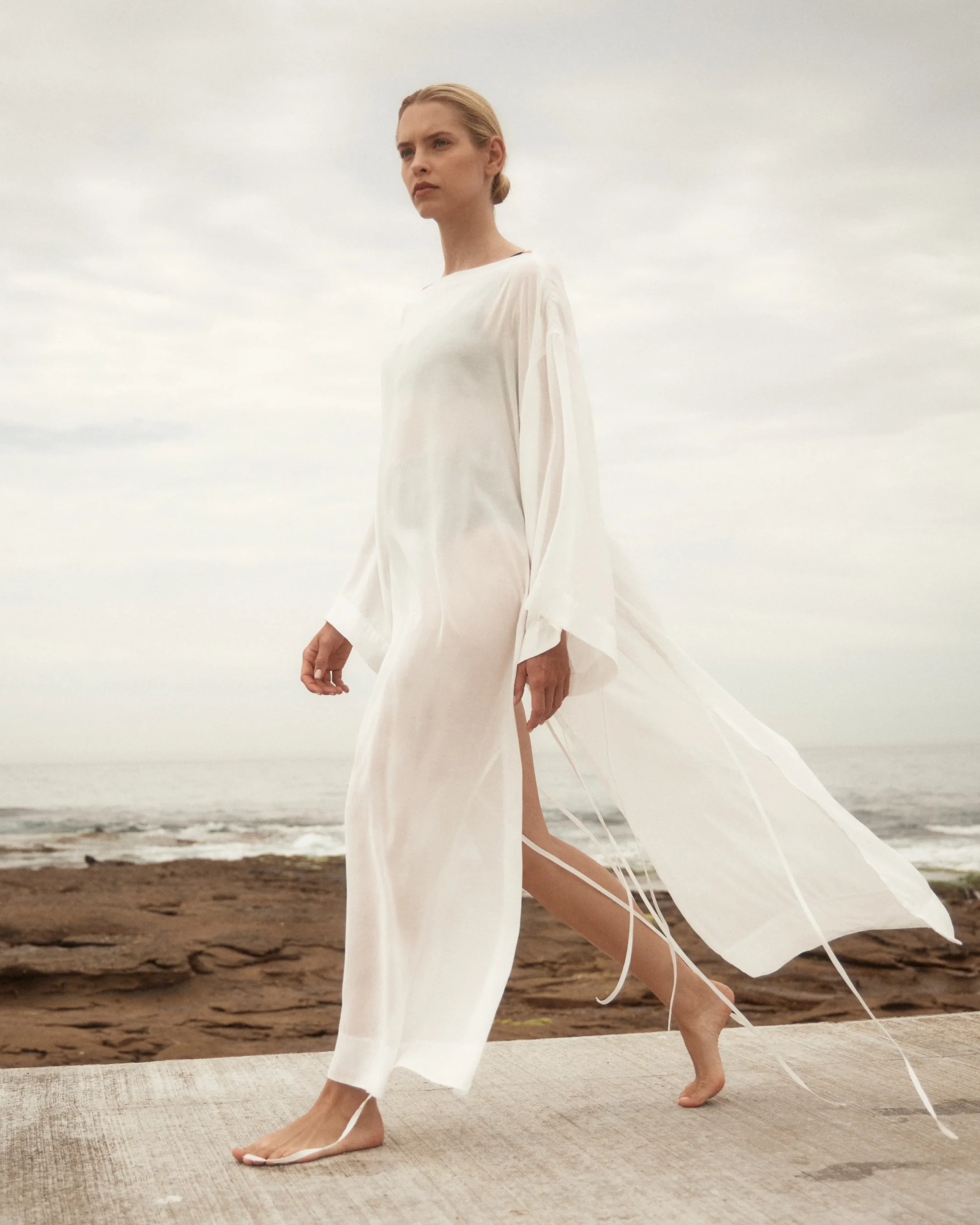 Cremona Tie-Side Maxi Coverup -*BONDI BORN Discount