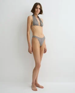 Isabella Bikini Top - Mocha Dot (Embodee™)*BONDI BORN Clearance