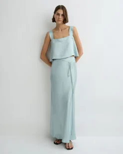 Kobe Bias Maxi Skirt -*BONDI BORN Hot