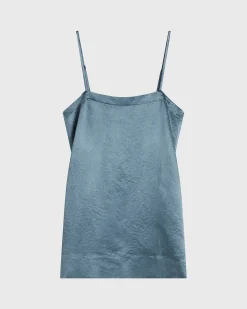 Kobe Mini Slip Dress - Steel Blue*BONDI BORN Sale