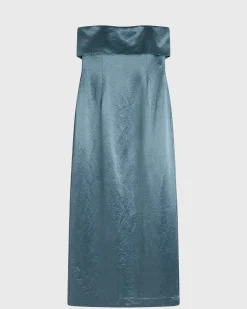 Kobe Strapless Maxi Dress - Steel Blue*BONDI BORN Hot