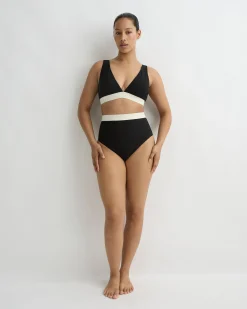 Lina Bikini Bottom - Black & Pearl (Sculpteur®)*BONDI BORN Discount