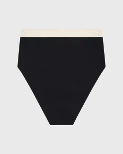 Lina Bikini Bottom - Black & Pearl (Sculpteur®)*BONDI BORN Discount