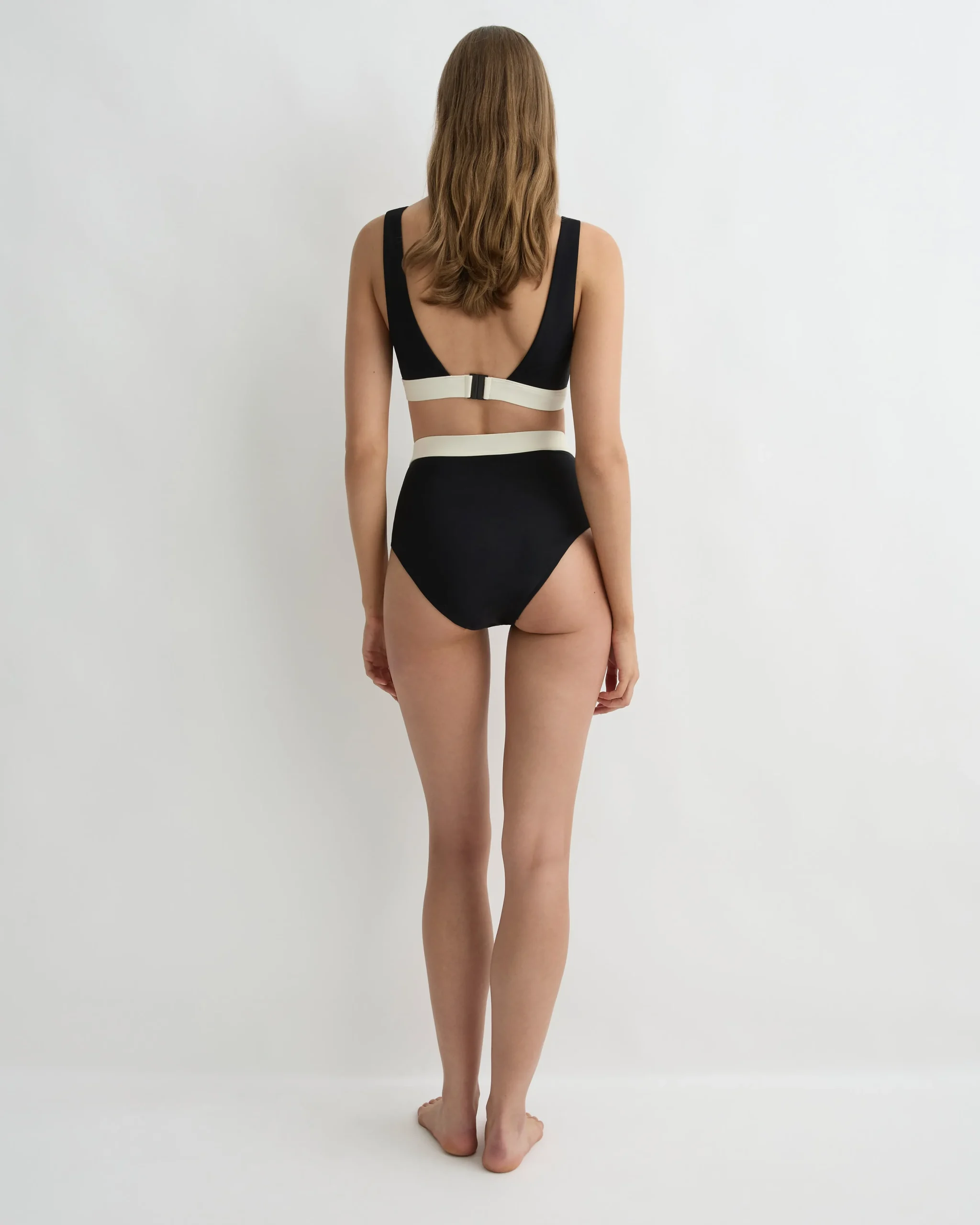 Lya Bikini Top - Black & Pearl (Sculpteur®)*BONDI BORN