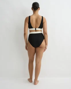 Lya Bikini Top - Black & Pearl (Sculpteur®)*BONDI BORN