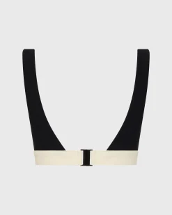 Lya Bikini Top - Black & Pearl (Sculpteur®)*BONDI BORN