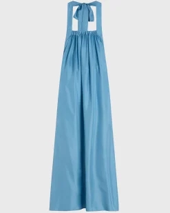 Marfa Silk Halter Maxi Dress -*BONDI BORN Hot