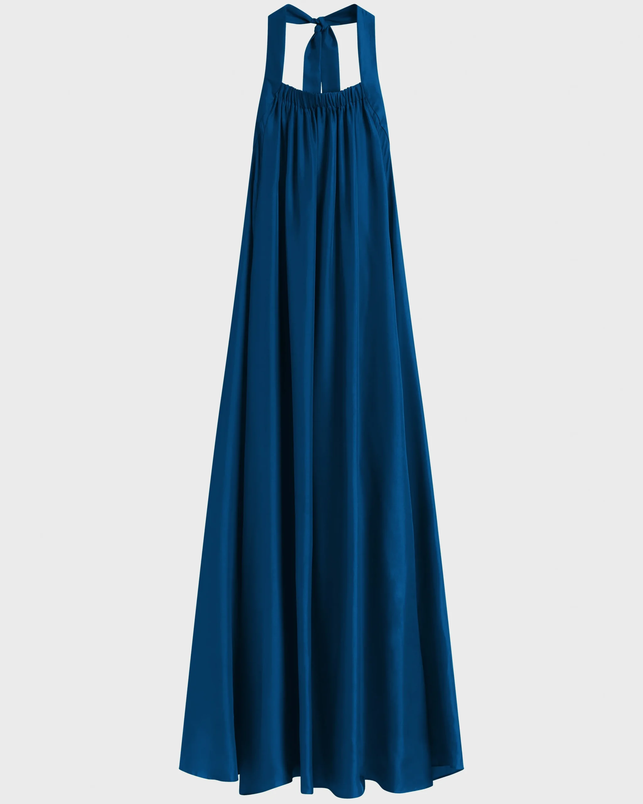Marfa Silk Halter Maxi Dress -*BONDI BORN New