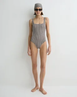 Margot One Piece - Mocha Dot (Embodee™)*BONDI BORN Discount