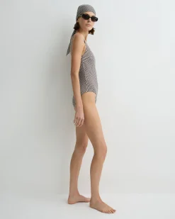 Margot One Piece - Mocha Dot (Embodee™)*BONDI BORN Discount