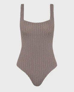 Margot One Piece - Mocha Dot (Embodee™)*BONDI BORN Discount