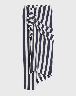 Orta Silk Draped Skirt -*BONDI BORN Clearance