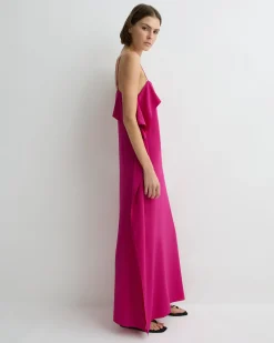 Orta Silk Ruffle Slip Dress -*BONDI BORN Online