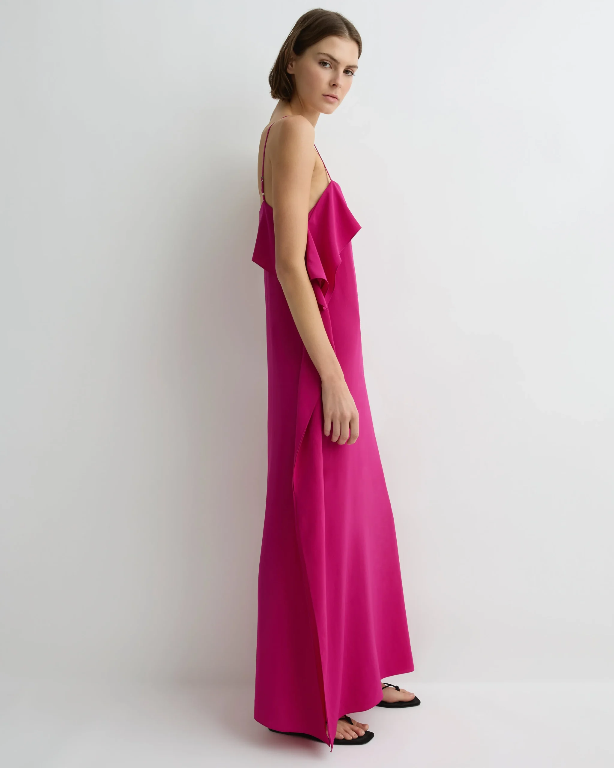 Orta Silk Ruffle Slip Dress -*BONDI BORN Online