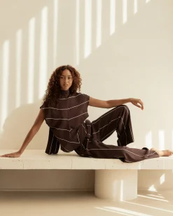 Orta Silk Tie Neck Top -*BONDI BORN Best