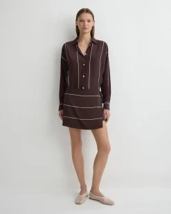 Orta Silk Wrap Mini Dress -*BONDI BORN Outlet
