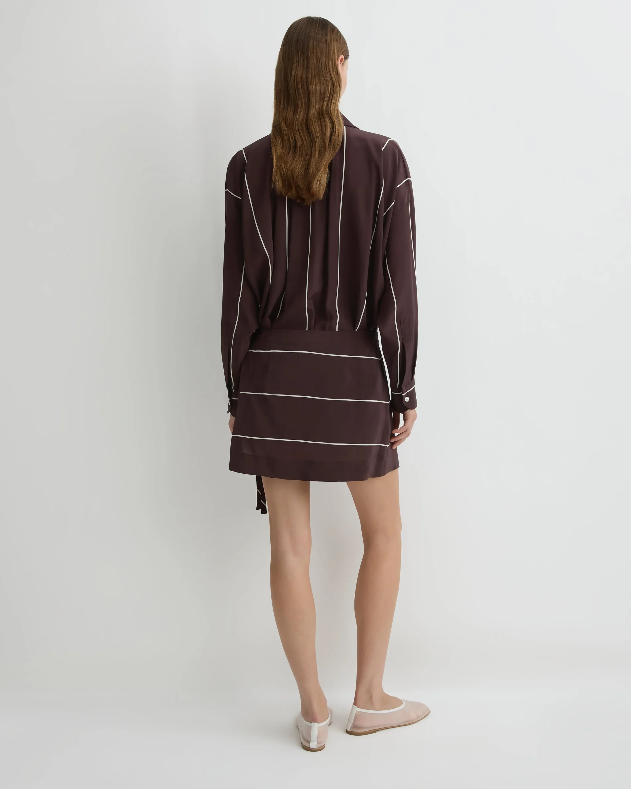 Orta Silk Wrap Mini Dress -*BONDI BORN Outlet