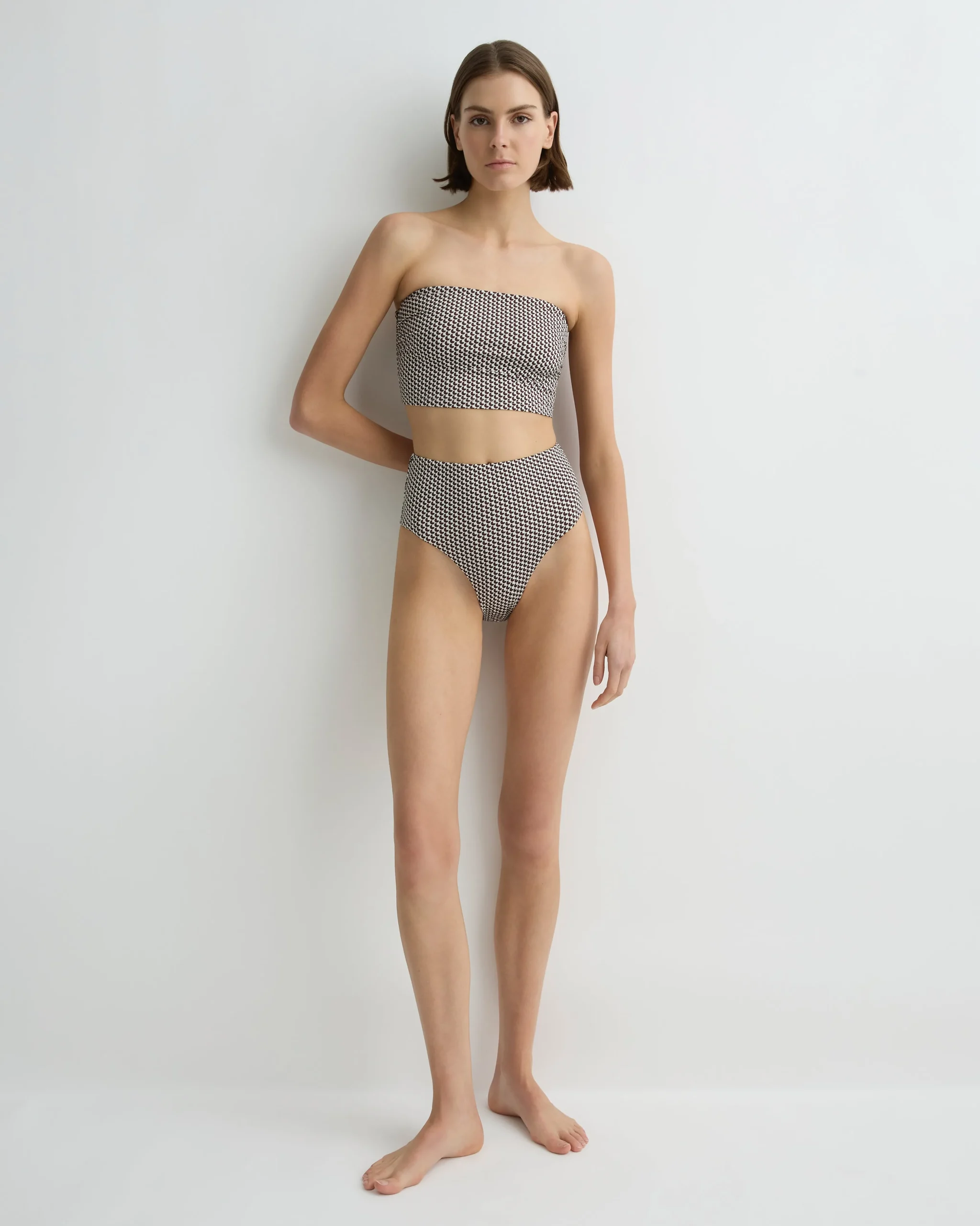 Poppy Bikini Bottom - Mocha Dot (Embodee™)*BONDI BORN Clearance