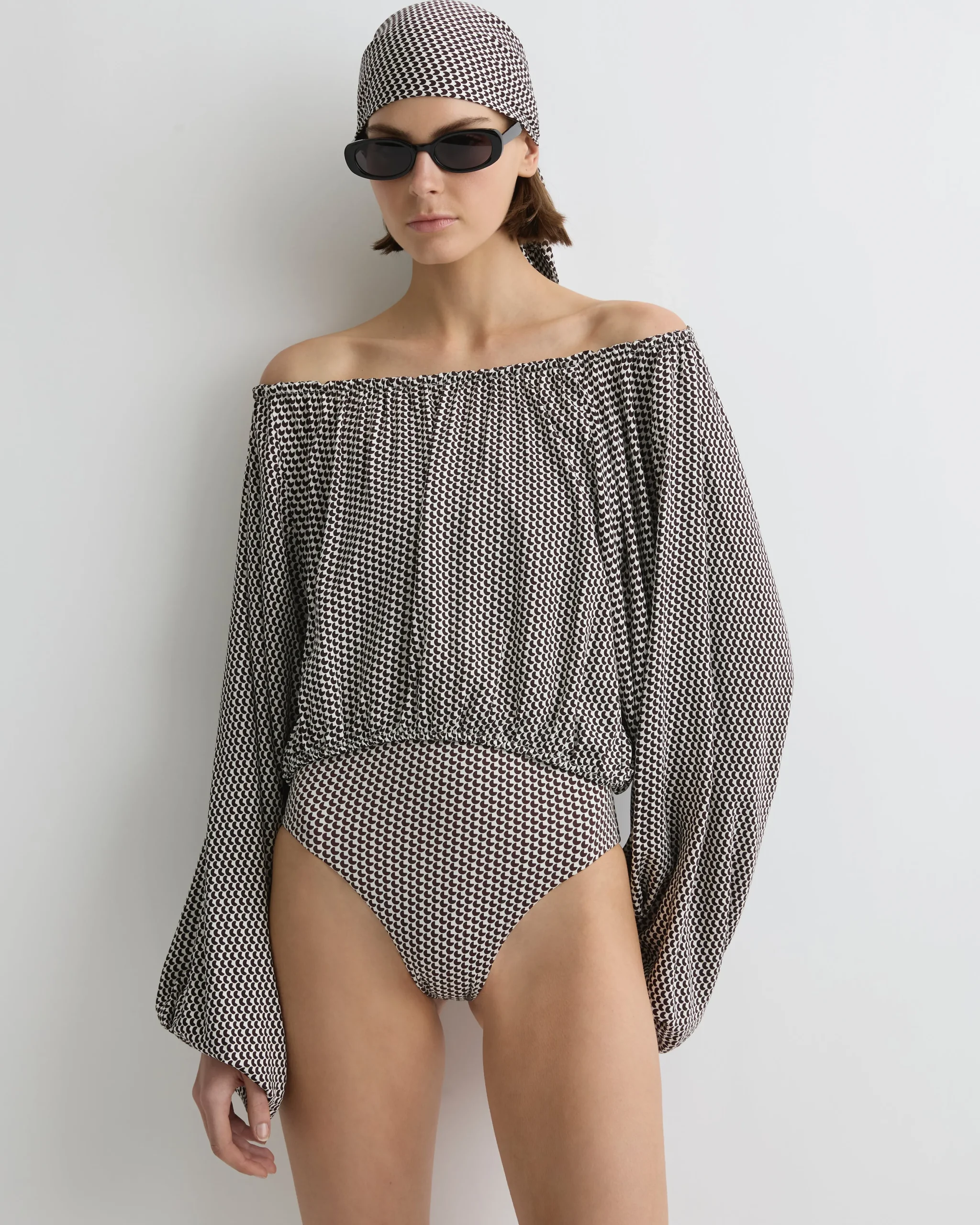 Poppy Bikini Bottom - Mocha Dot (Embodee™)*BONDI BORN Clearance