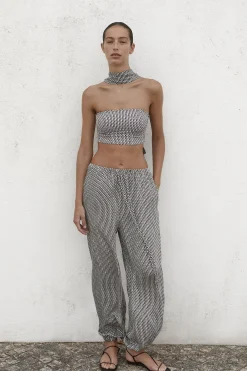 Salema Balloon Pant - Mocha Dot*BONDI BORN Sale