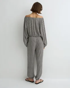 Salema Balloon Pant - Mocha Dot*BONDI BORN Sale