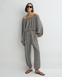 Salema Balloon Top - Mocha Dot*BONDI BORN Sale