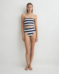 Stella Bikini Top – Navy & White Stripe (Embodee™)*BONDI BORN Hot